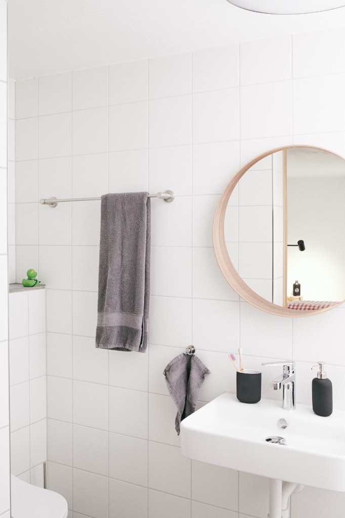 Badezimmer im Gästehuus Schwert